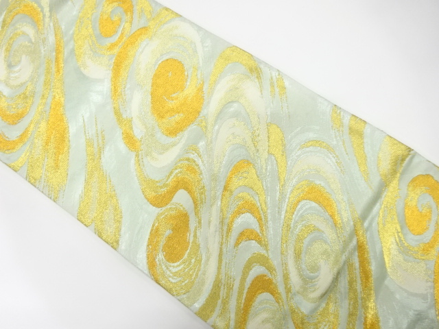 JAPANESE KIMONO / ANTIQUE FUKURO OBI / SILK / WOVEN STREAM